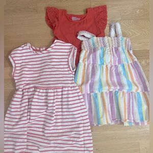 Cat & Jack Girls Dresses, sz S and M